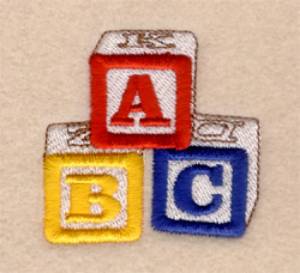 Picture of Baby Blocks Machine Embroidery Design