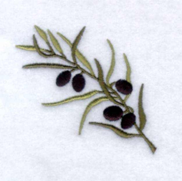 Picture of Olive Branch Machine Embroidery Design