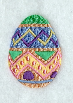 Easter Egg Large Machine Embroidery Design