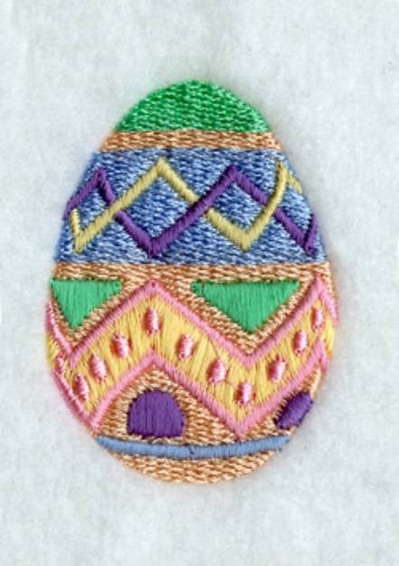 Picture of Easter Egg Large Machine Embroidery Design