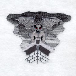 Gargoyle Machine Embroidery Design