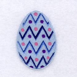 Funky Easter Egg # 6 Machine Embroidery Design
