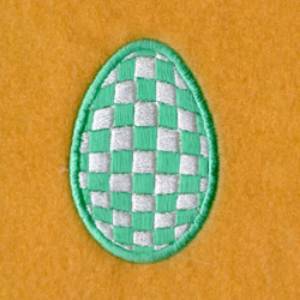 Picture of Funky Easter Egg # 1 Machine Embroidery Design
