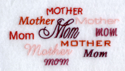 Moms & Mothers Machine Embroidery Design