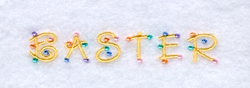 Easter Pocket Topper Machine Embroidery Design
