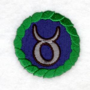 Picture of Taurus Symbol Machine Embroidery Design
