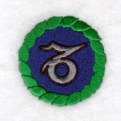 Capricorn Symbol Machine Embroidery Design