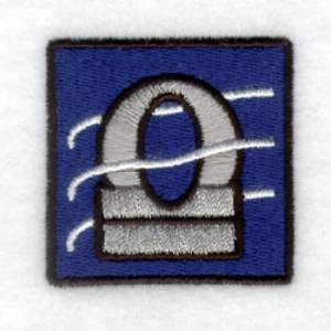 Picture of Libra Symbol Machine Embroidery Design