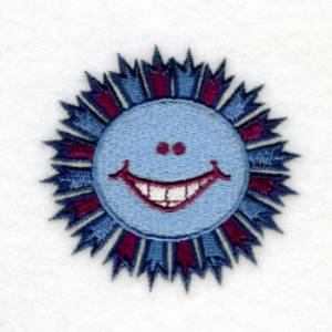 Picture of Smiling Flower #9 Machine Embroidery Design