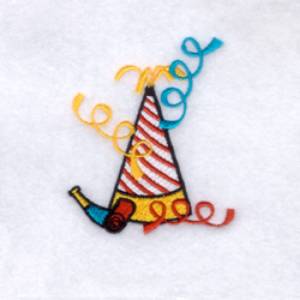 Picture of Party Hat Machine Embroidery Design