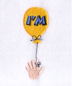 Im Five Balloon Machine Embroidery Design