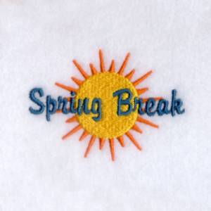 Picture of Spring Break   Machine Embroidery Design