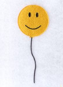 Picture of Smiley Face Balloon Machine Embroidery Design