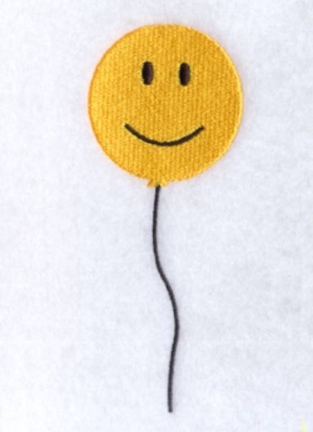 Picture of Smiley Face Balloon Machine Embroidery Design