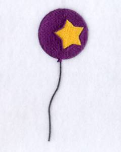 Picture of Star inside Balloon Machine Embroidery Design