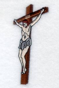 Picture of Christ on the Cross Machine Embroidery Design