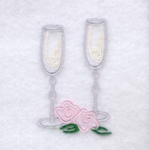 Picture of Toasting Glasses Machine Embroidery Design