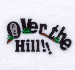 Over the Hill Machine Embroidery Design