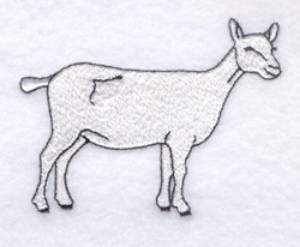 Picture of Goat Machine Embroidery Design