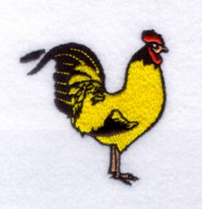 Picture of Rooster Machine Embroidery Design