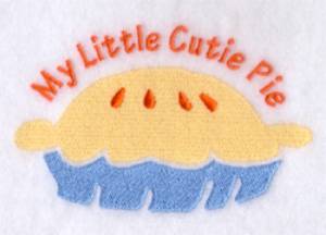 Picture of My Little Cutie Pie Machine Embroidery Design