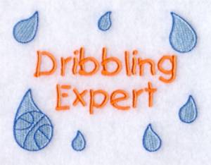 Picture of Dribbling Expert Machine Embroidery Design