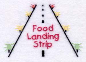 Picture of Food Landing Strip Machine Embroidery Design