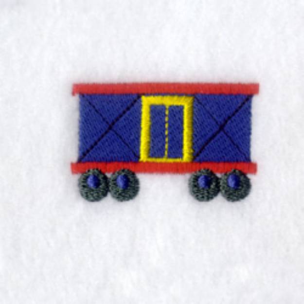 Picture of Boxcar Machine Embroidery Design