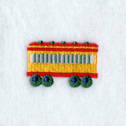 Passenger Car Machine Embroidery Design