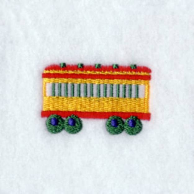 Picture of Passenger Car Machine Embroidery Design