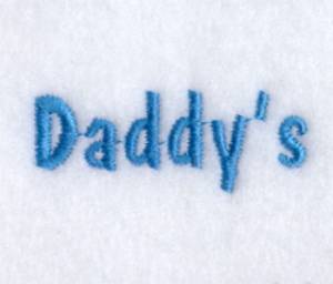 Picture of Daddys Machine Embroidery Design