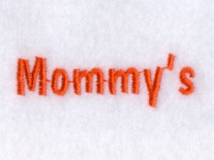 Picture of Mommys Machine Embroidery Design