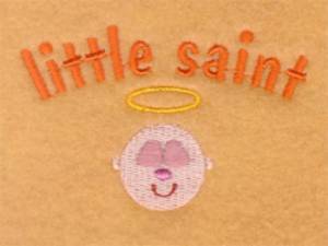 Picture of Little Saint Machine Embroidery Design