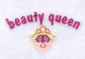 Picture of Beauty Queen Machine Embroidery Design