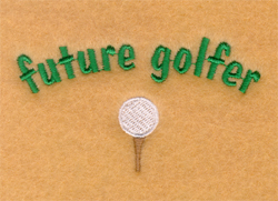 Future Golfer Machine Embroidery Design