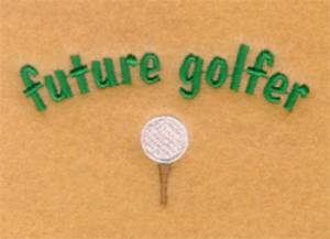 Picture of Future Golfer Machine Embroidery Design