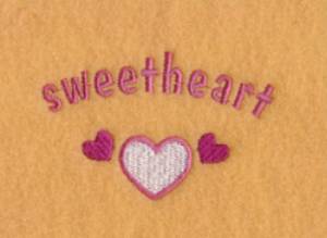 Picture of Sweetheart Machine Embroidery Design