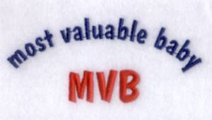 Picture of Most Valuable Baby Machine Embroidery Design