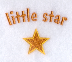 Little Star Machine Embroidery Design