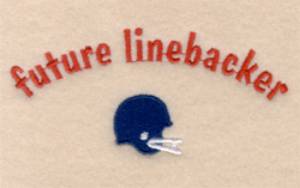 Picture of Future Linebacker Machine Embroidery Design