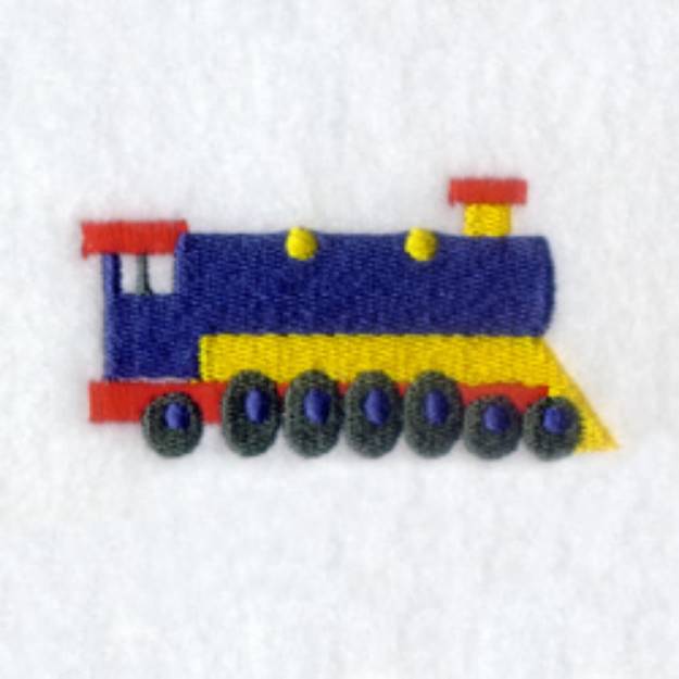 Picture of Train Locomotive Machine Embroidery Design