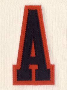 Picture of A - 2 Color Applique Machine Embroidery Design