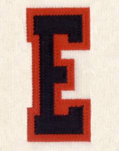 Picture of E - 2 Color Applique Machine Embroidery Design