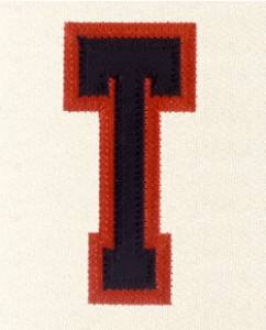 Picture of T - 2 Color Applique Machine Embroidery Design