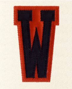 Picture of W - 2 Color Applique Machine Embroidery Design