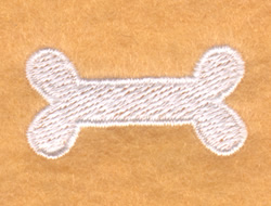 Dog Bone Machine Embroidery Design