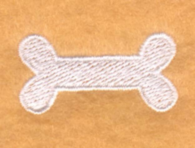 Picture of Dog Bone Machine Embroidery Design