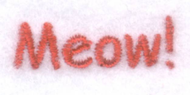Picture of Meow! Machine Embroidery Design
