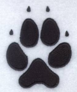 Picture of Dog Paw - Large Machine Embroidery Design
