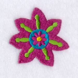 Picture of Funky Flower  Machine Embroidery Design